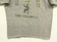 他の写真3: 70'S BOURBON STREET シングルステッチ 半袖 リンガー Tシャツ ヘザーグレー (VINTAGE)