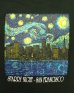 画像3: 90'S VINCENT VAN GOGH "STARRY NIGHT - SAN FRANCISCO" シングルステッチ 半袖 Tシャツ ブラック USA製 (MINT CONDITION) (3)