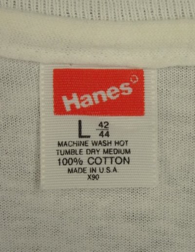 画像2: 80'S APPLE シングルステッチ 半袖 Tシャツ ホワイト USA製 (VINTAGE)