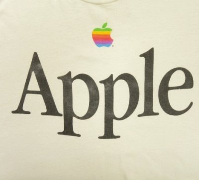 画像3: 80'S APPLE シングルステッチ 半袖 Tシャツ ホワイト USA製 (VINTAGE)