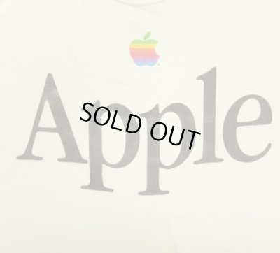 画像3: 80'S APPLE シングルステッチ 半袖 Tシャツ ホワイト USA製 (VINTAGE)