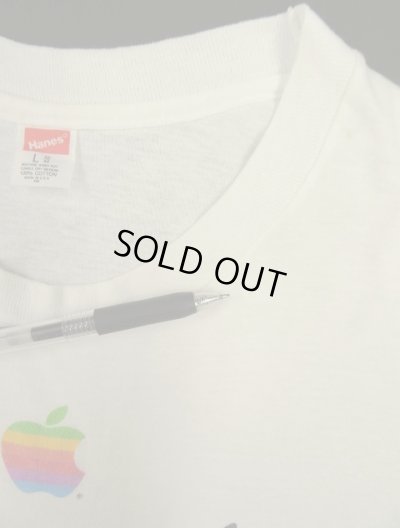 画像5: 80'S APPLE シングルステッチ 半袖 Tシャツ ホワイト USA製 (VINTAGE)