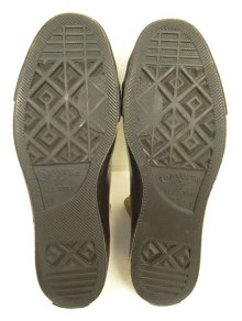 他の写真3: 80'S CONVERSE キャンバス ハイカット スニーカー カーキ/ブラック USA製 (VINTAGE)