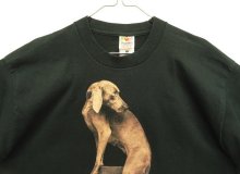 他の写真1: 90'S WILLIAM WEGMAN "IN THE BOX" FOTOFOLIO シングルステッチ 半袖 Tシャツ ブラック USA製 (MINT CONDITION)