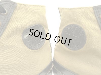 画像4: 80'S CONVERSE キャンバス ハイカット スニーカー カーキ/ブラック USA製 (VINTAGE)