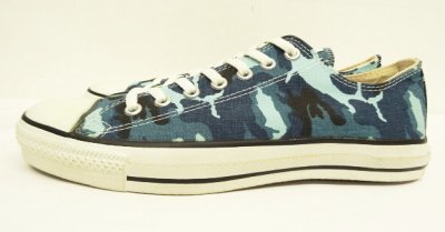 画像2: 90'S CONVERSE "ALL STAR LO" キャンバス スニーカー ブルーカモ USA製 箱付き (DEADSTOCK)