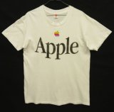 80'S APPLE シングルステッチ 半袖 Tシャツ ホワイト USA製 (VINTAGE)