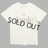 80'S APPLE シングルステッチ 半袖 Tシャツ ホワイト USA製 (VINTAGE)