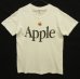 画像1: 80'S APPLE シングルステッチ 半袖 Tシャツ ホワイト USA製 (VINTAGE) (1)