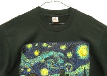 他の写真1: 90'S VINCENT VAN GOGH "STARRY NIGHT - SAN FRANCISCO" シングルステッチ 半袖 Tシャツ ブラック USA製 (MINT CONDITION)