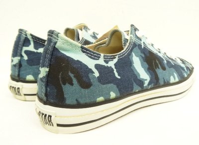 画像4: 90'S CONVERSE "ALL STAR LO" キャンバス スニーカー ブルーカモ USA製 箱付き (DEADSTOCK)