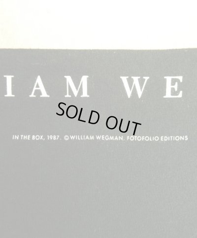 画像4: 90'S WILLIAM WEGMAN "IN THE BOX" FOTOFOLIO シングルステッチ 半袖 Tシャツ ブラック USA製 (MINT CONDITION)