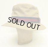 80'S LL Bean リボンベルト付き ポークパイハット タン USA製 (DEADSTOCK)