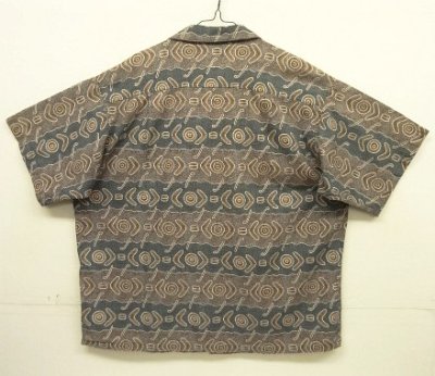 画像3: 90'S PATAGONIA コットン 半袖 オープンカラーシャツ 総柄 (VINTAGE)