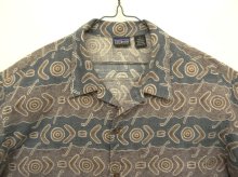 他の写真1: 90'S PATAGONIA コットン 半袖 オープンカラーシャツ 総柄 (VINTAGE)