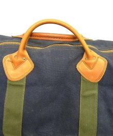 他の写真2: 80'S LL Bean キャンバス/レザー ダッフルバッグ ネイビー/オリーブ USA製 (VINTAGE)