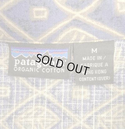画像2: 90'S PATAGONIA コットン 半袖 オープンカラーシャツ 総柄 (VINTAGE)