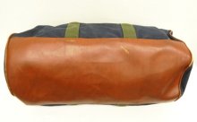 他の写真3: 80'S LL Bean キャンバス/レザー ダッフルバッグ ネイビー/オリーブ USA製 (VINTAGE)