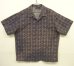 画像1: 90'S PATAGONIA コットン 半袖 オープンカラーシャツ 総柄 (VINTAGE) (1)