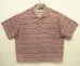 画像1: 90'S PATAGONIA "ヤシの木タグ" コットン 半袖 オープンカラーシャツ 総柄 (VINTAGE) (1)