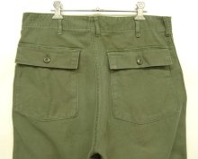 他の写真3: 70'S アメリカ軍 US ARMY "OG107" コットンサテン ベイカーパンツ W36L31 (VINTAGE)