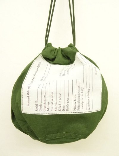 画像2: アメリカ軍 PERSONAL EFFECTS BAG オリーブ (DEADSTOCK)