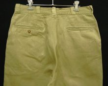 他の写真3: 60'S アメリカ軍 US ARMY コットン100% チノパンツ FAST製ブラスジップ (VINTAGE)