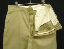 他の写真1: 60'S アメリカ軍 US ARMY コットン100% チノパンツ FAST製ブラスジップ (VINTAGE)