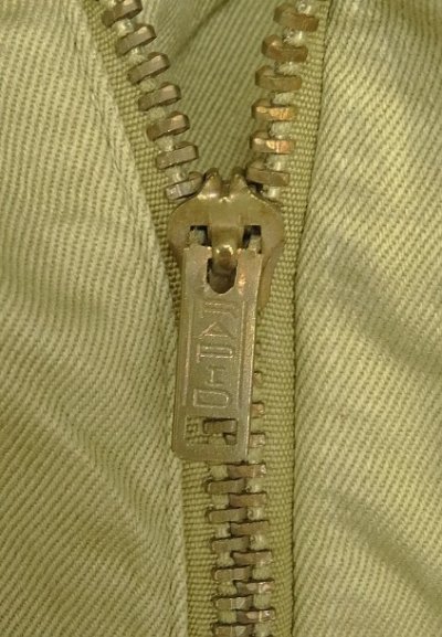 画像3: 70'S アメリカ軍 US ARMY コットン100% チノパンツ RAPID製ブラスジップ (VINTAGE)
