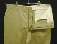 他の写真1: 70'S アメリカ軍 US ARMY コットン100% チノパンツ RAPID製ブラスジップ (VINTAGE)