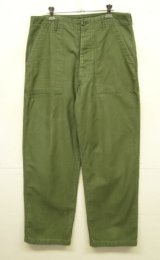 60'S アメリカ軍 US ARMY "OG107" コットンサテン ベイカーパンツ (VINTAGE)