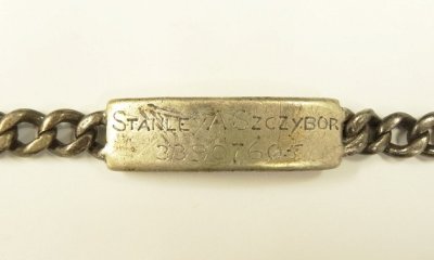 画像2: 40〜50'S アメリカ軍 "USNR刻印入り" スターリングシルバー ミリタリー IDプレート チェーンブレスレット シルバー (VINTAGE)