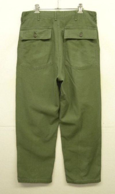 画像2: 60'S アメリカ軍 US ARMY "OG107" コットンサテン ベイカーパンツ (VINTAGE)