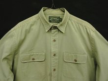 他の写真1: 90'S RALPH LAUREN "POLO COUNTRY" キャンバス 長袖 ワークシャツ カーキ (VINTAGE)