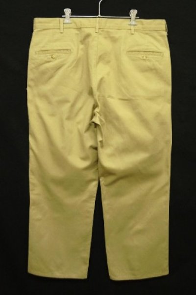画像4: 90'S RALPH LAUREN ツープリーツ チノパンツ ベージュ USA製 (VINTAGE)