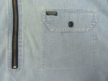 他の写真2: 90'S RALPH LAUREN "POLO SPORT" ハーフジップ チンスト＆マチ付き 長袖 シャンブレーシャツ ririジップ (VINTAGE)