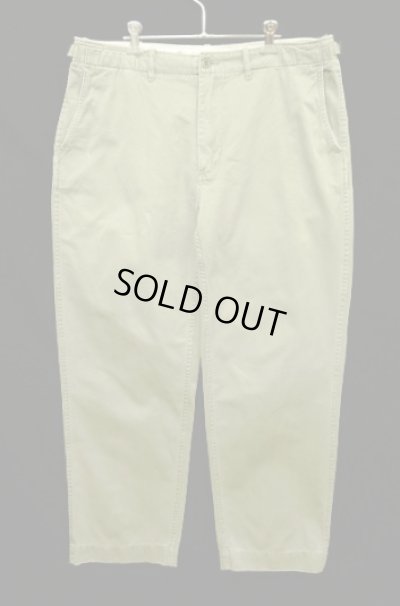 画像1: 90'S RALPH LAUREN ウエストアジャスター付き ミリタリーパンツ カーキ (VINTAGE)
