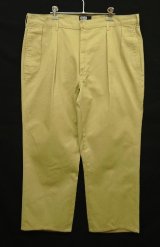 90'S RALPH LAUREN ツープリーツ チノパンツ ベージュ USA製 (VINTAGE)