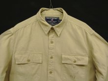他の写真1: 90'S RALPH LAUREN "POLO SPORT" ステンシル マチ付き 長袖 ワークシャツ ベージュ (VINTAGE)
