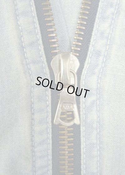 画像5: 90'S RALPH LAUREN "POLO SPORT" ハーフジップ チンスト＆マチ付き 長袖 シャンブレーシャツ ririジップ (VINTAGE)