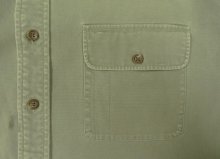 他の写真2: 90'S RALPH LAUREN "POLO COUNTRY" キャンバス 長袖 ワークシャツ カーキ (VINTAGE)