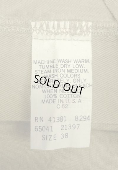 画像3: 90'S RALPH LAUREN ツープリーツ チノパンツ ベージュ USA製 (VINTAGE)