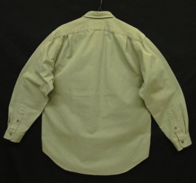 画像3: 90'S RALPH LAUREN "POLO COUNTRY" キャンバス 長袖 ワークシャツ カーキ (VINTAGE)