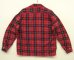 画像4: 60'S PENNEY'S 三角タグ プリントフランネル オープンカラーシャツ チェック柄 (VINTAGE) (4)