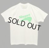 80'S NEWPORT シングルステッチ 半袖 Tシャツ ホワイト USA製 (DEADSTOCK)