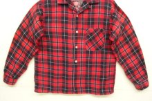 他の写真3: 60'S PENNEY'S 三角タグ プリントフランネル オープンカラーシャツ チェック柄 (VINTAGE)