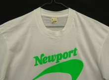 他の写真1: 80'S NEWPORT シングルステッチ 半袖 Tシャツ ホワイト USA製 (DEADSTOCK)