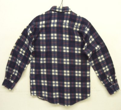画像4: 90'S TOWNCRAFT プリントフランネル ワークシャツ チェック柄 (VINTAGE)