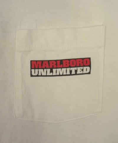 画像6: 90'S MARLBORO シングルステッチ ポケット付き 半袖 Tシャツ ホワイト USA製 (VINTAGE)