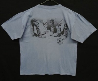 画像1: 90'S MARLBORO シングルステッチ ポケット付き 半袖 Tシャツ ブルー (VINTAGE)